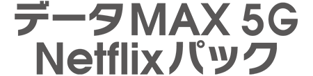 データMAX 5G Netflixパック