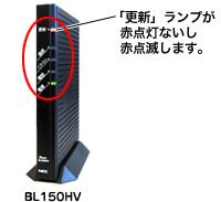 ファームウェアのバージョンアップ時の動作 BL150HV
