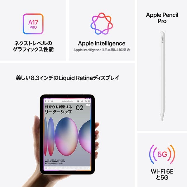 iPad mini（A17 Pro） | iPad | au
