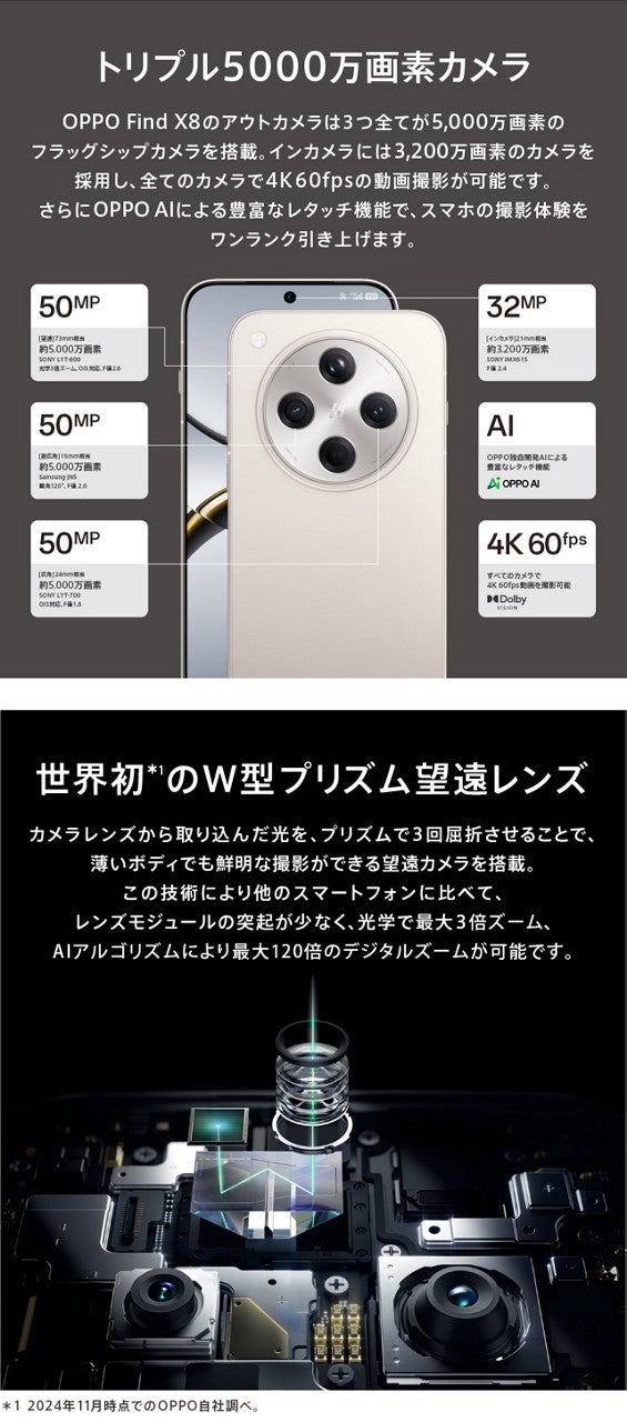 OPPO Find X8 | au +1 collection | au