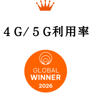 4G / 5G利用率 GLOBAL WINNER 20266