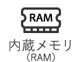 内蔵メモリ容量 (RAM)