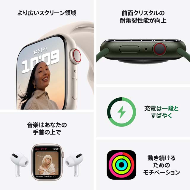 携帯電話/スマホ Apple Watch Apple Watch Series 7｜au