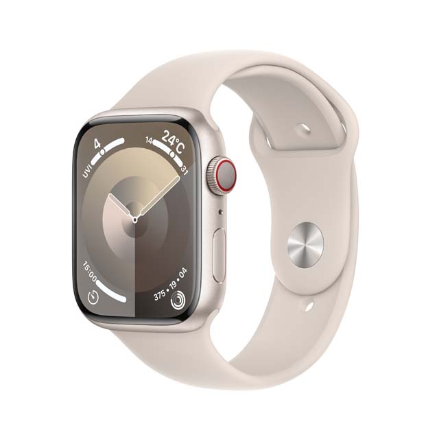 携帯電話/スマホ Applewatch series9 Apple Watch Series 9（GPS + Cellularモデル）- 45mmゴールド