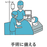 手術に備える