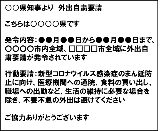 災害・避難情報│緊急速報メール│au