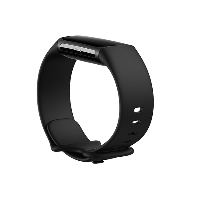 Fitbit Charge 6 Obsidian／Black バンド斜め