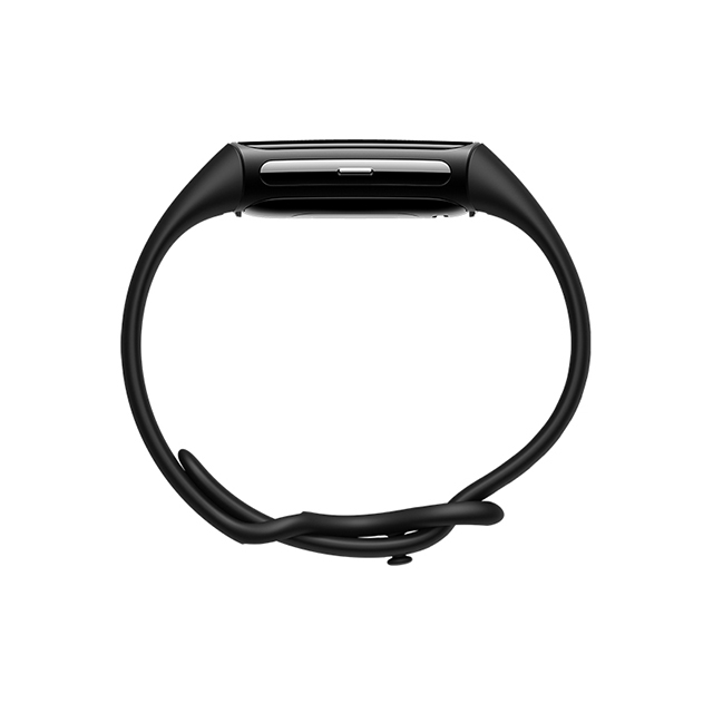 Fitbit Charge 6 Obsidian／Black バンド正面