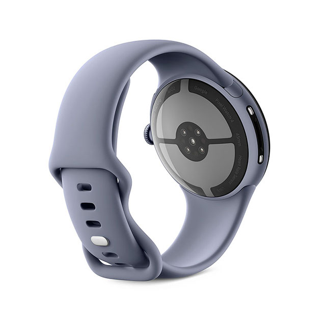 Google Pixel Watch 4（45mm）Satin Moonstone+Moonstone 後ろ右振り