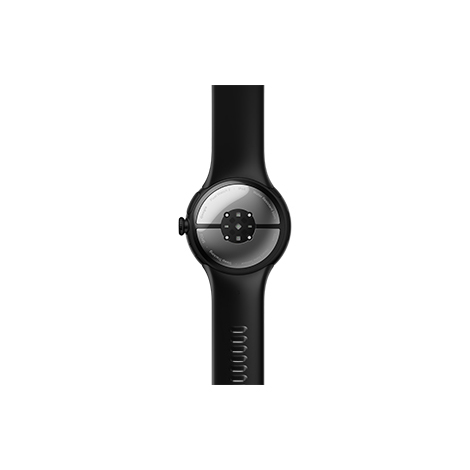 Google Pixel Watch 2 Matte Black アルミケース／Obsidian アクティブバンド 背面
