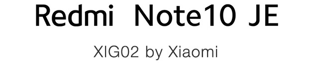Redmi Note10 JE XIG02 by Xiaomi