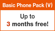 Basic Phone Pack (V) Up to 3 months free! 