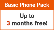 Basic Phone Pack Up to 3 months free! 