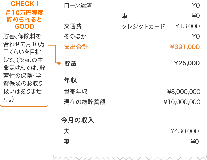 CASE1家計簿画像