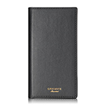 GRAMAS Full Leather Case Limited for iPhone 8／Black
