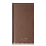 GRAMAS Full Leather Case Limited for iPhone 8／Brown