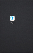 ① Skype™｜auアプリを起動してください。