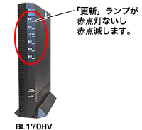 ファームウェアのバージョンアップ時の動作 BL170HV