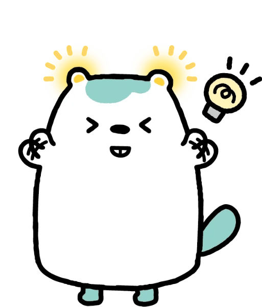 ガチャに参加してひらめく、るんも