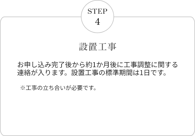 STEP4 ご契約