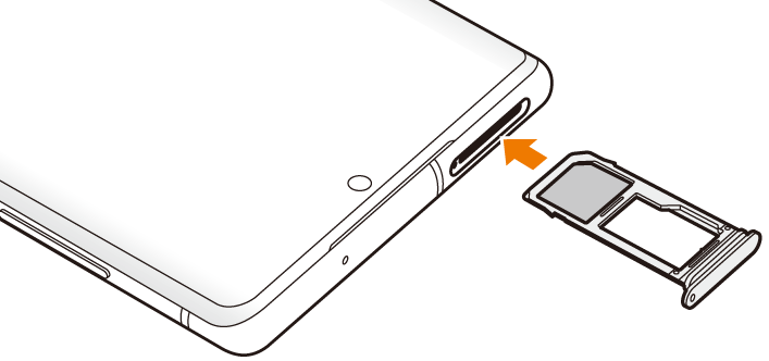 au ICカードを取り付ける／取り外す | Galaxy S20+ 5G SCG02