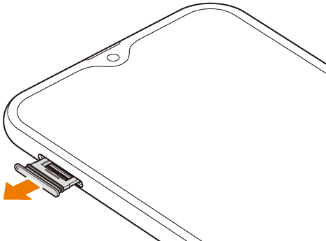 microSDメモリカードを取り付ける／取り外す | Galaxy A20 SCV46 