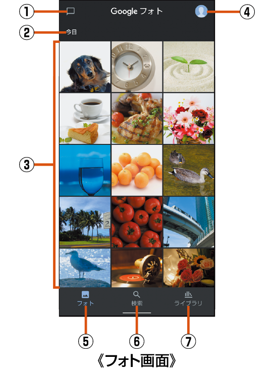 フォトを利用する Aquos Sense5g Shg03 オンラインマニュアル 取扱説明書 Au