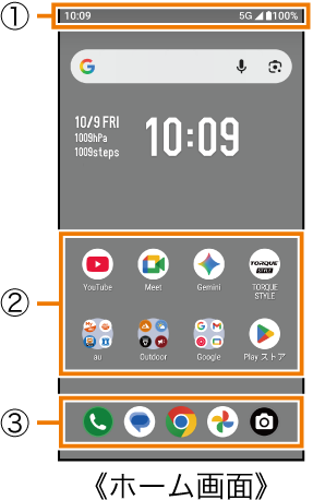 ホーム画面を利用する