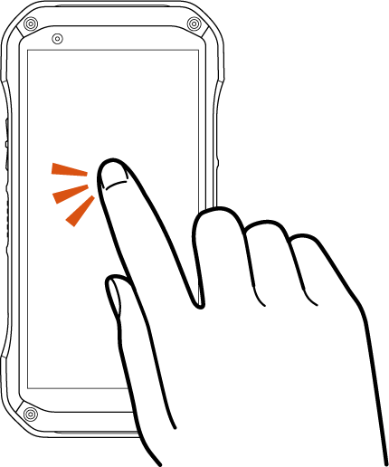 タップ／ダブルタップ