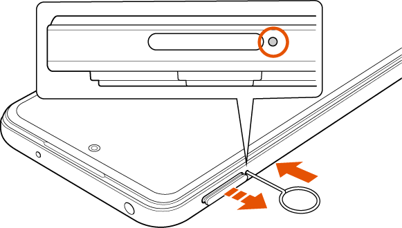 SIMカードを取り付ける／取り外す | Redmi 12 5G XIG03